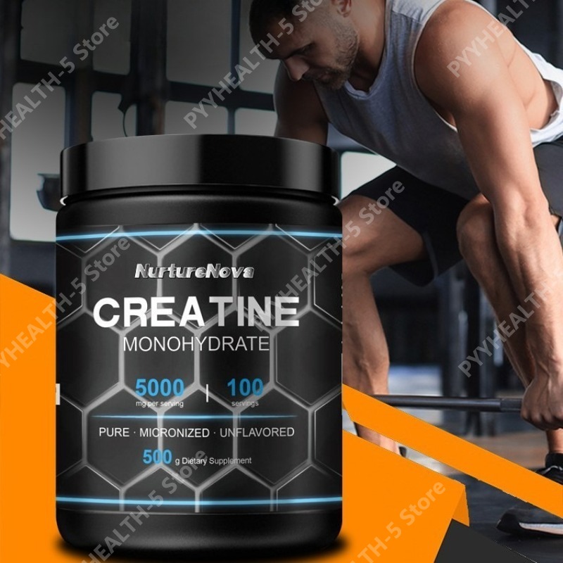 Creatine Monohydrate Powder - Creatine Monohydrate Powder 5000mg Per Serving,