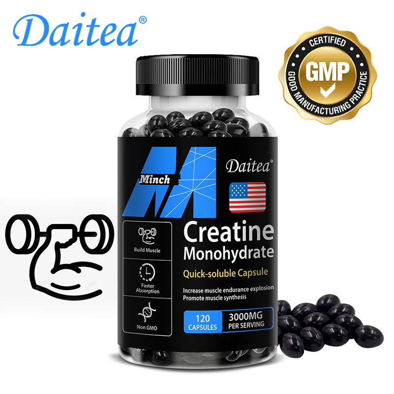 Creatine Monohydrate Powder - Creatine Monohydrate 3,000 Mg - Improves