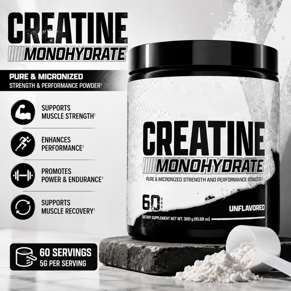Micronized Creatine Monohydrat - огляд і ціна Creatine Monohydrate Powder