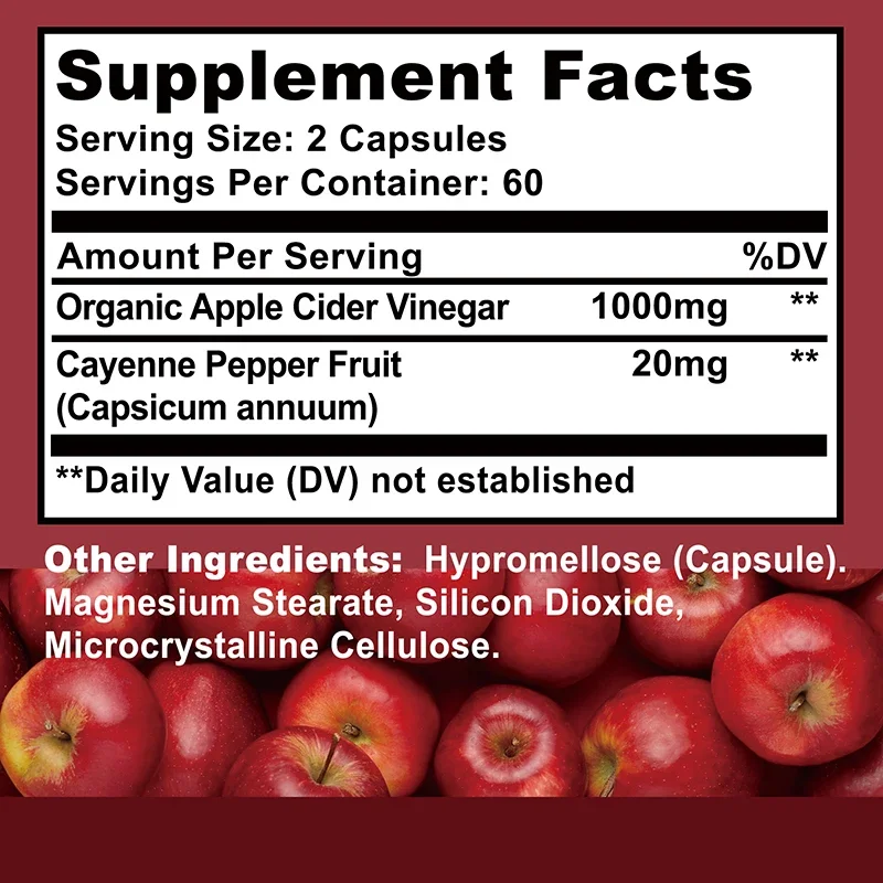 Apple Cider Vinegar - Healthy  - огляд і ціна Apple Cider Vinegar Pill