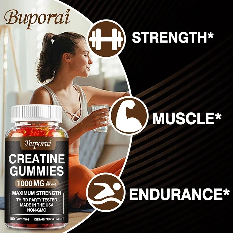 Creatine Monohydrate Gummies - - огляд і ціна Creatine Monohydrate Powder