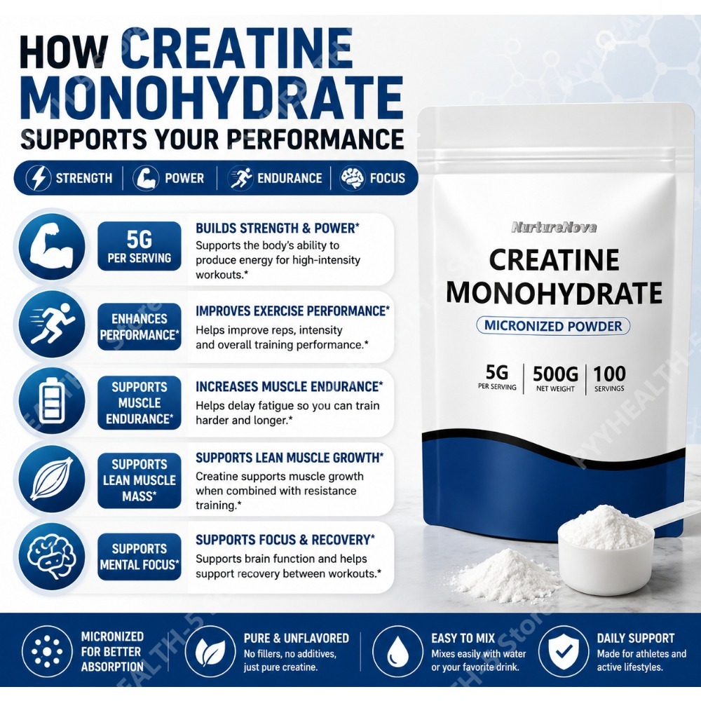 Micronized Creatine Monohydrat - огляд і ціна Creatine Monohydrate Powder