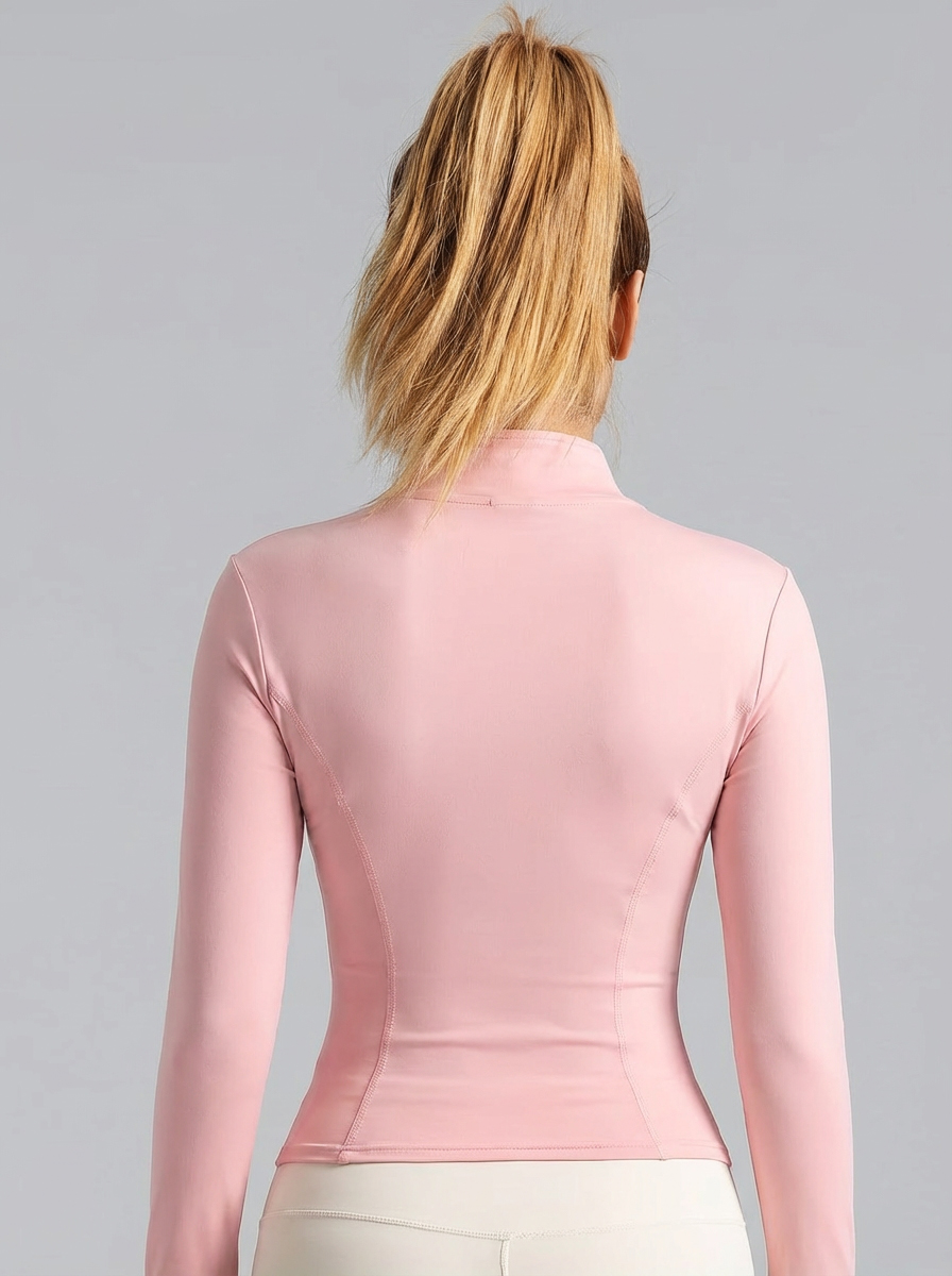 New Women Light Pink Yoga Coat - огляд і ціна Fitness & Nutrition Lab