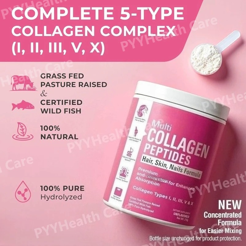 Multi Collagen Peptides with D - огляд і ціна Digestive Enzyme Blend