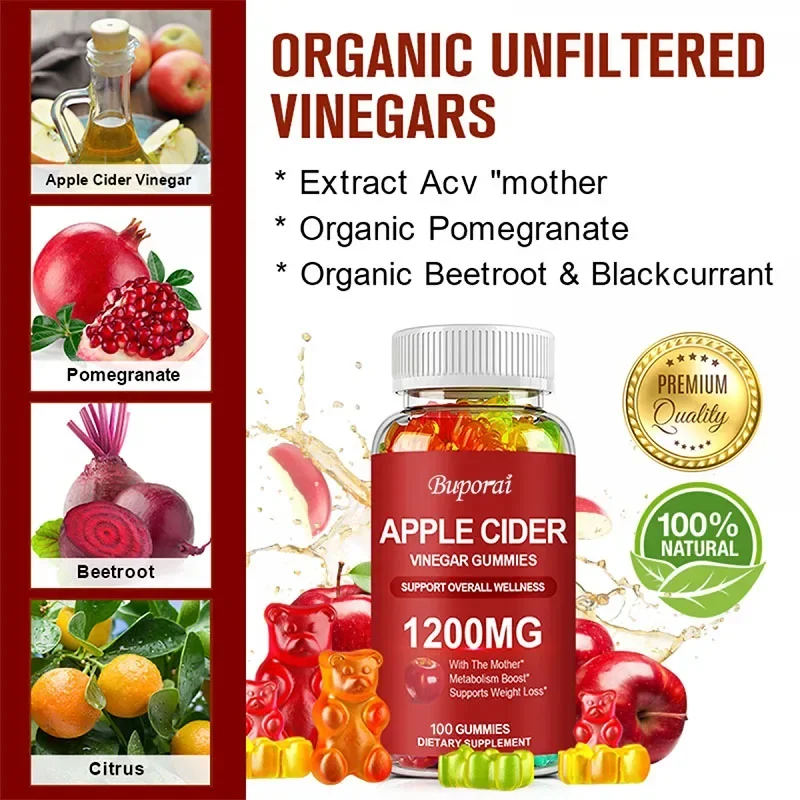 Apple Cider Vinegar Gummies 12 - огляд і ціна Apple Cider Vinegar Pill