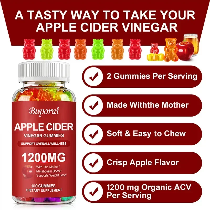 Apple Cider Vinegar Gummies 12 - огляд і ціна Apple Cider Vinegar Pill