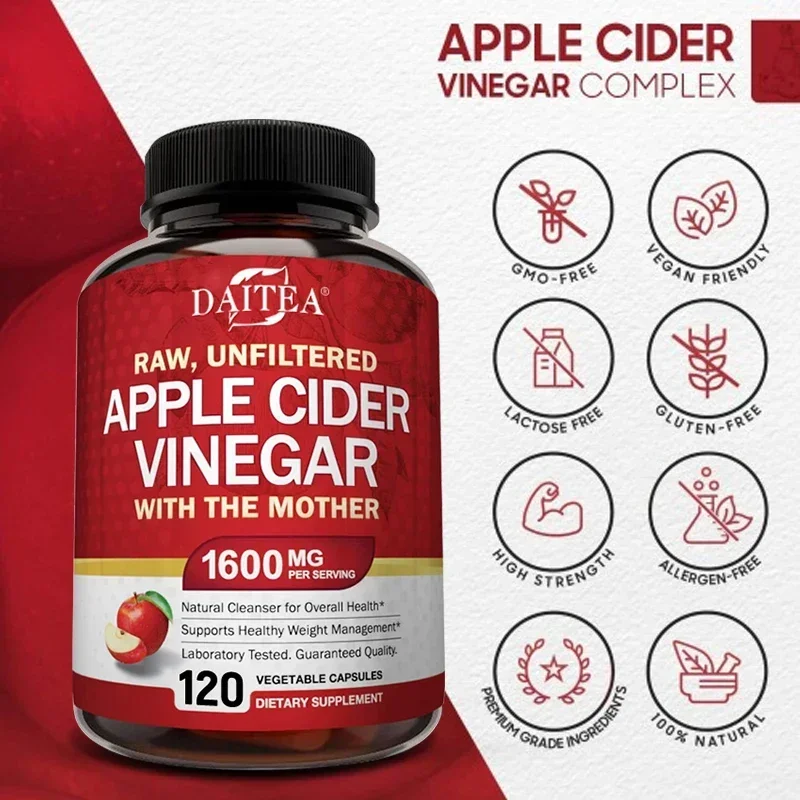 Apple Cider Vinegar 1600 mg wi - огляд і ціна Apple Cider Vinegar Pill